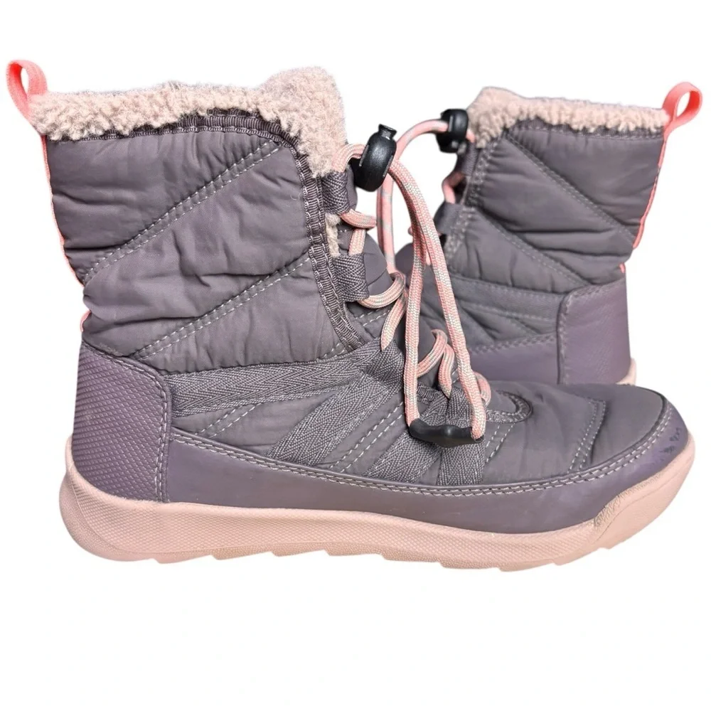 Sorel Whitney II Short Lace Winter Boots in Purple - Big Kids Sz 3